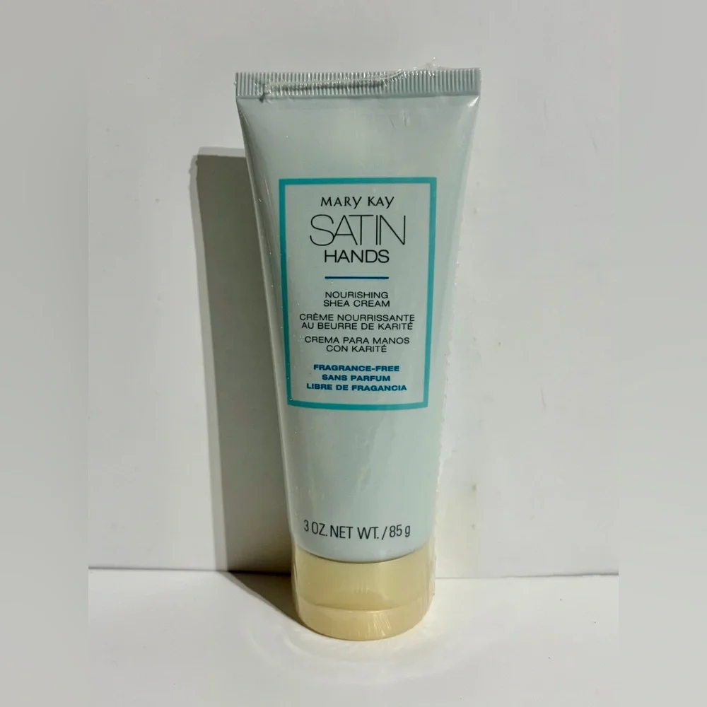 Mary Kay Satin Hands Fragrance Free Nourishing Shea Cream 3 oz 85g NEW Sealed